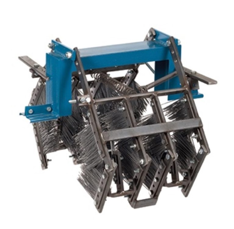 OP8NP NonPower Brush Cleaning System IBeam Conveyor Chain Cleaner